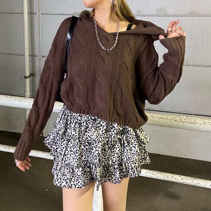 ケーブルフードショートプルオーバー | non-hedge  | 詳細画像18 