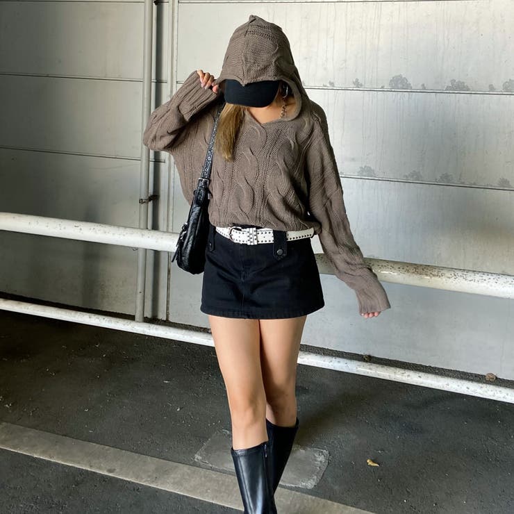 ケーブルフードショートプルオーバー | non-hedge  | 詳細画像20 