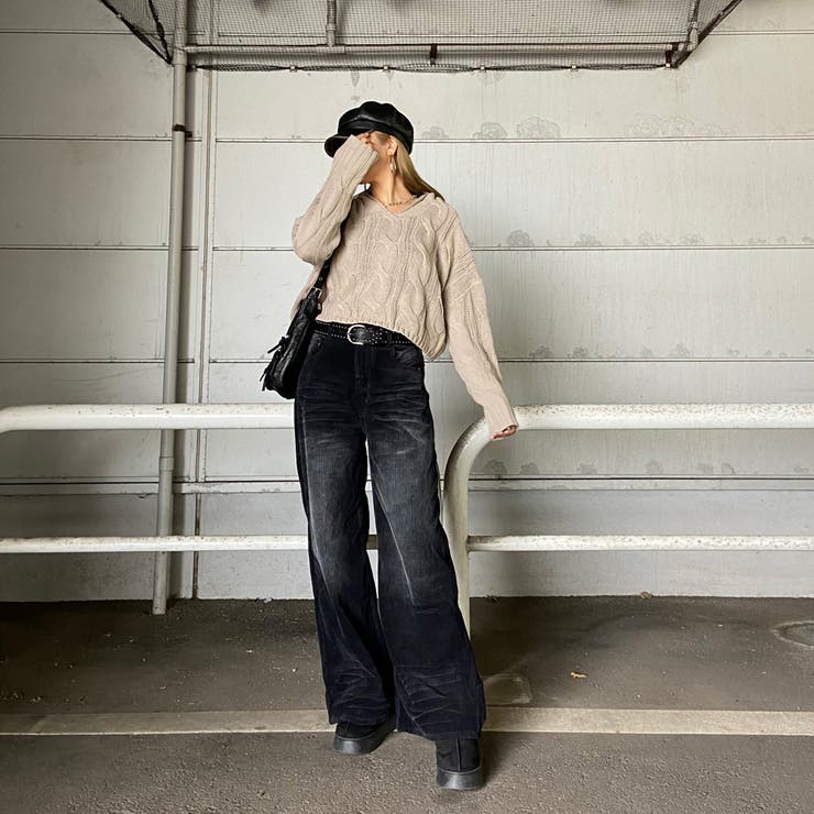 ケーブルフードショートプルオーバー | non-hedge  | 詳細画像24 