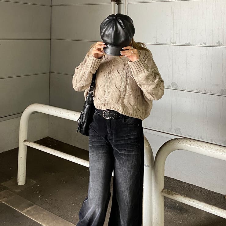 ケーブルフードショートプルオーバー | non-hedge  | 詳細画像25 