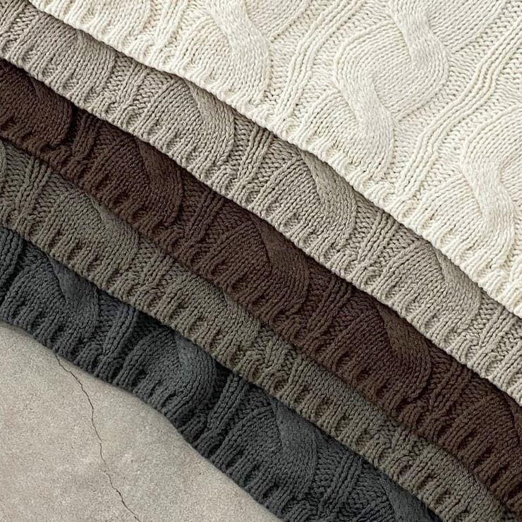 ケーブルフードショートプルオーバー | non-hedge  | 詳細画像33 