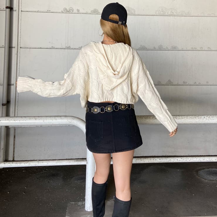 ケーブルフードショートプルオーバー | non-hedge  | 詳細画像8 