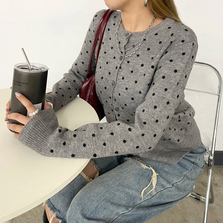 ドットカーディガン | non-hedge  | 詳細画像1 