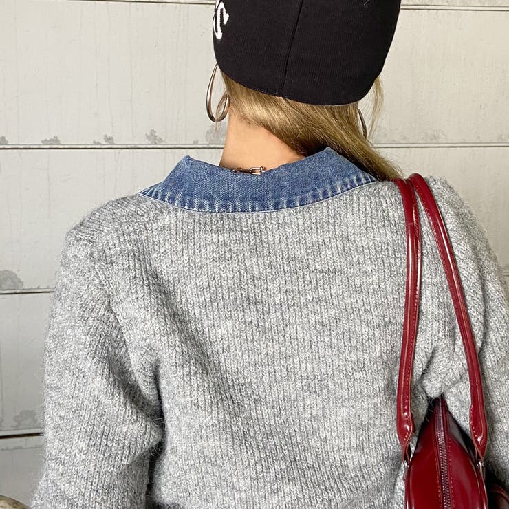 デニム切替トップス | non-hedge  | 詳細画像10 