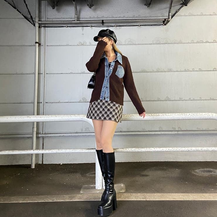 デニム切替トップス | non-hedge  | 詳細画像14 