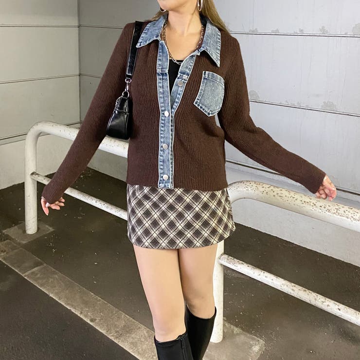 デニム切替トップス | non-hedge  | 詳細画像15 