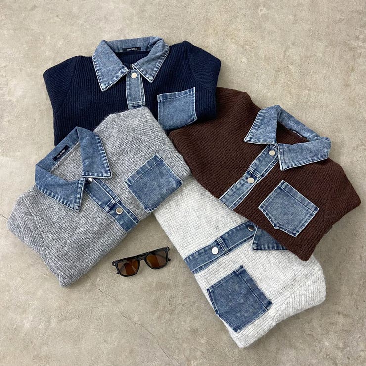 デニム切替トップス | non-hedge  | 詳細画像36 