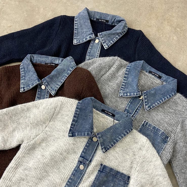 デニム切替トップス | non-hedge  | 詳細画像37 