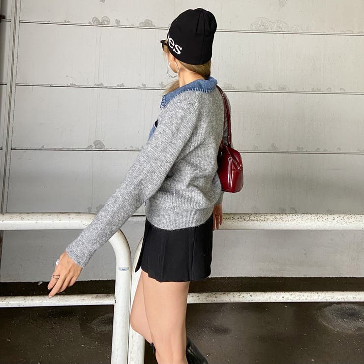 デニム切替トップス | non-hedge  | 詳細画像4 