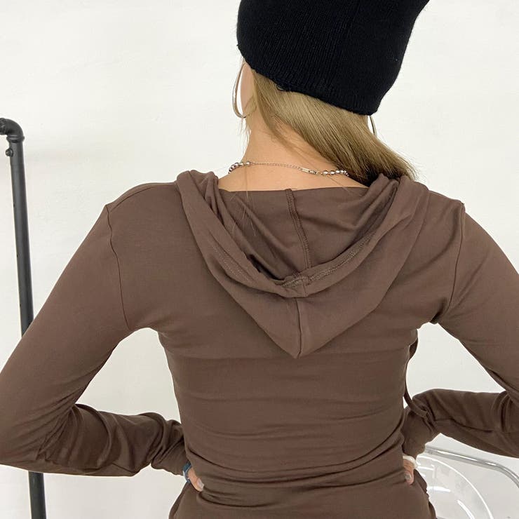 フードヘンリードロストワンピース | non-hedge  | 詳細画像21 