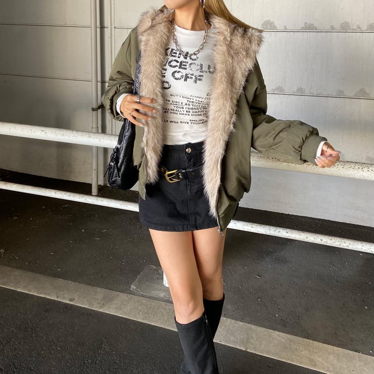 リバーシブルファーフードミリタリージャケット | non-hedge  | 詳細画像18 