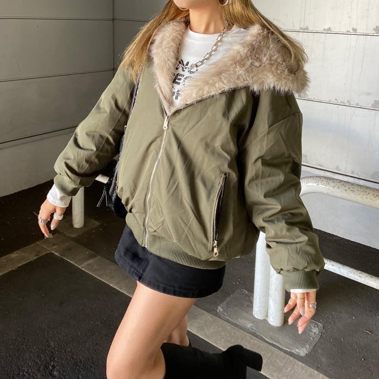 リバーシブルファーフードミリタリージャケット | non-hedge  | 詳細画像20 