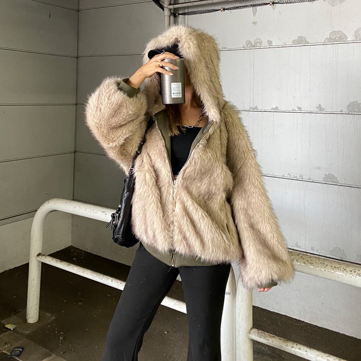 リバーシブルファーフードミリタリージャケット | non-hedge  | 詳細画像4 