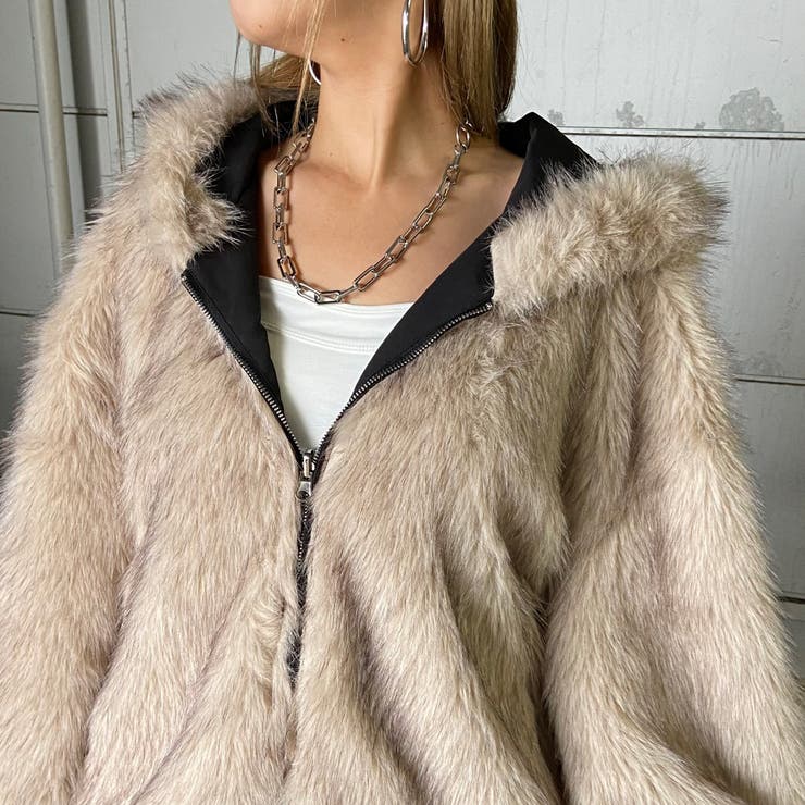 リバーシブルファーフードミリタリージャケット | non-hedge  | 詳細画像44 