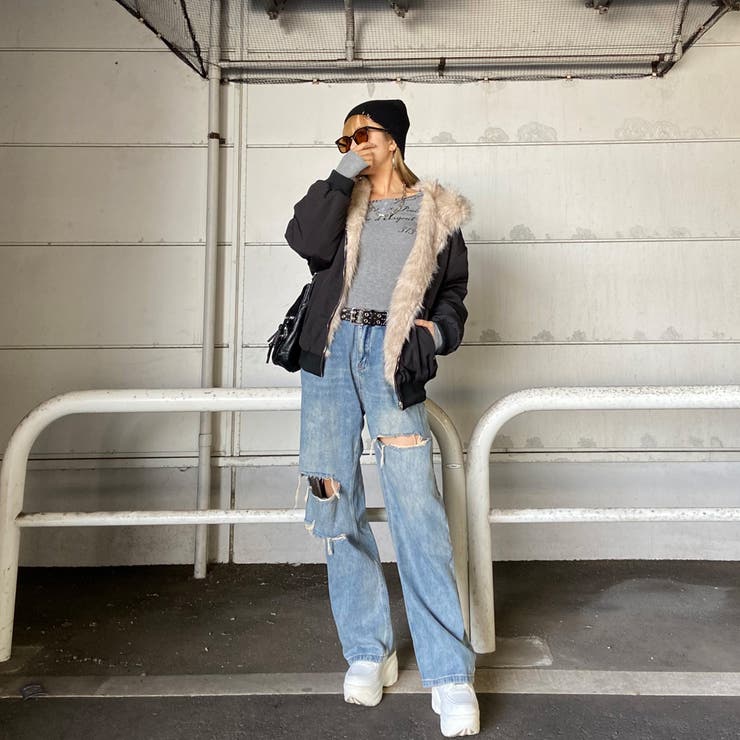 リバーシブルファーフードミリタリージャケット | non-hedge  | 詳細画像50 