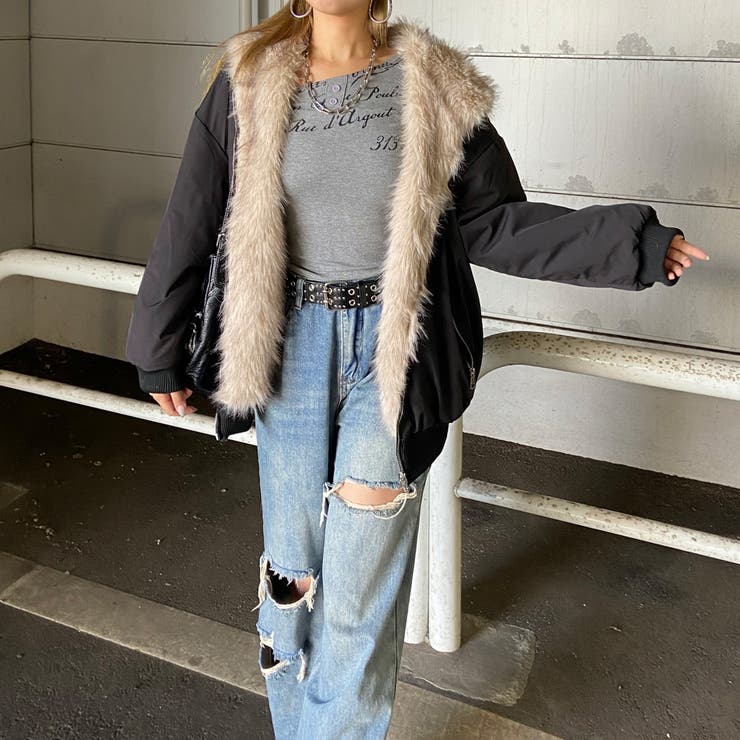 リバーシブルファーフードミリタリージャケット | non-hedge  | 詳細画像52 