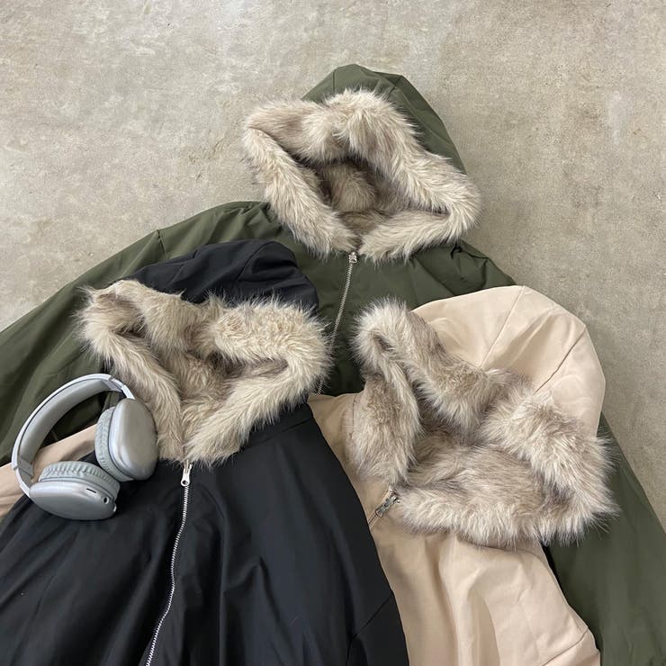 リバーシブルファーフードミリタリージャケット | non-hedge  | 詳細画像55 