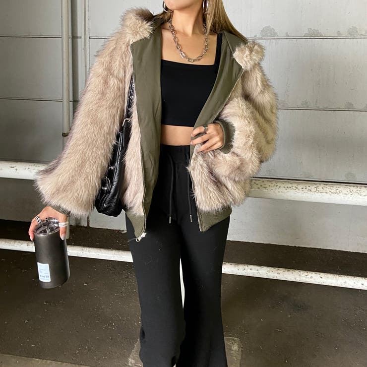 リバーシブルファーフードミリタリージャケット | non-hedge  | 詳細画像9 