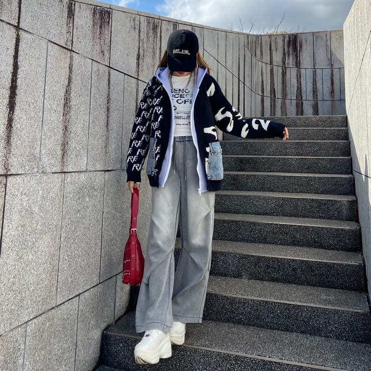 アンサンブル風デニムポケニットカーディガン | non-hedge  | 詳細画像13 