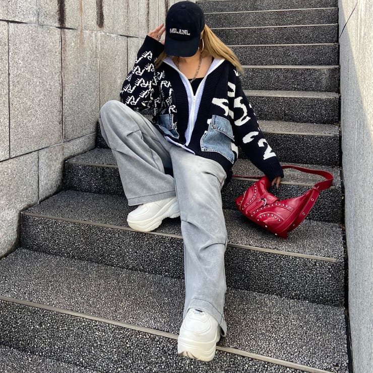 アンサンブル風デニムポケニットカーディガン | non-hedge  | 詳細画像18 