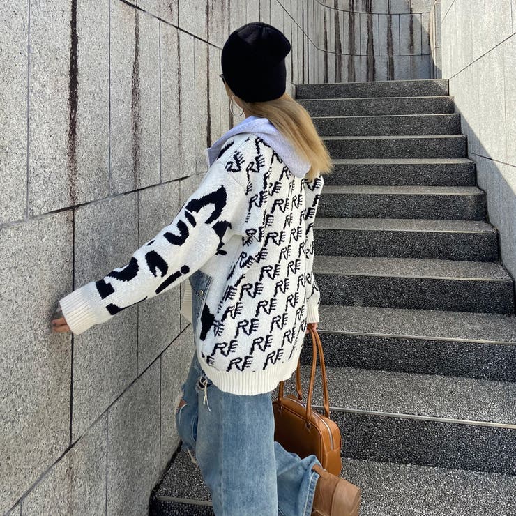 アンサンブル風デニムポケニットカーディガン | non-hedge  | 詳細画像36 