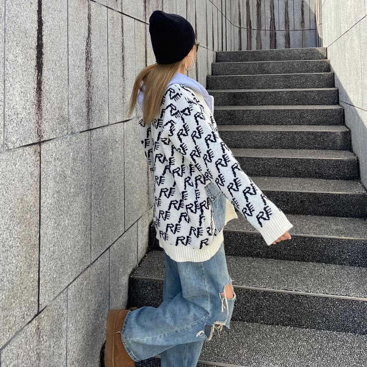 アンサンブル風デニムポケニットカーディガン | non-hedge  | 詳細画像37 