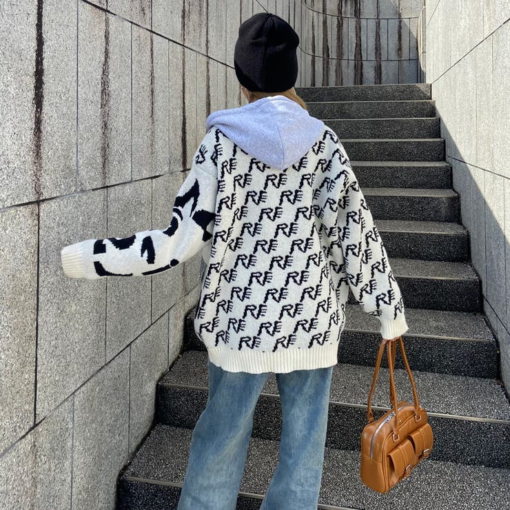 アンサンブル風デニムポケニットカーディガン | non-hedge  | 詳細画像38 