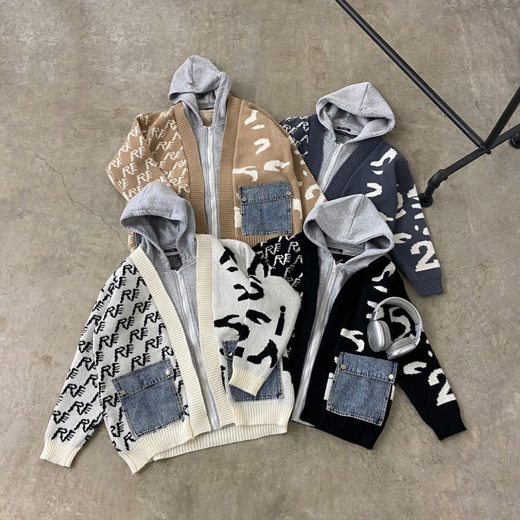 アンサンブル風デニムポケニットカーディガン | non-hedge  | 詳細画像51 