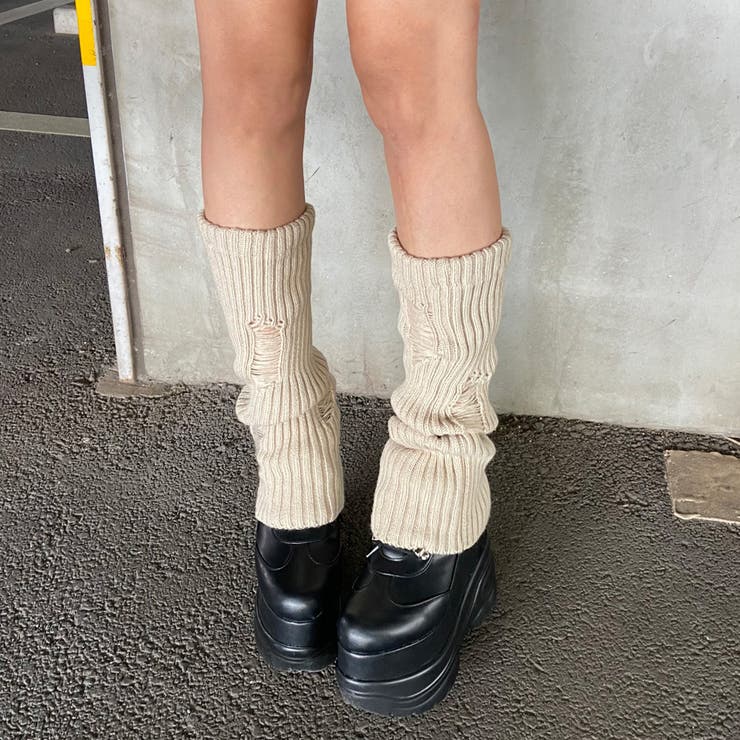 ダメージレッグウォーマー | non-hedge  | 詳細画像2 