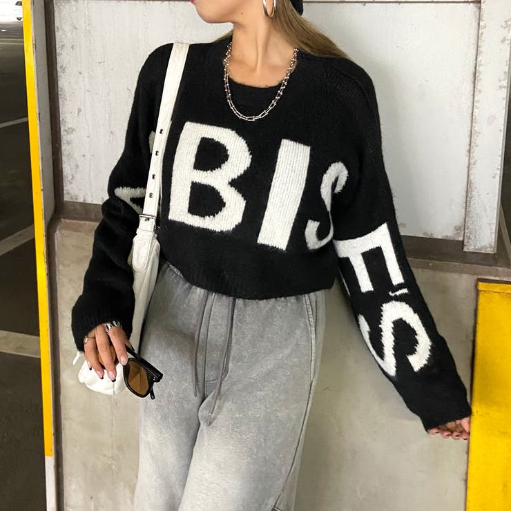 ブラック | ロゴショートプルオーバー | non-hedge 