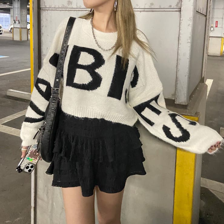 オフホワイト | ロゴショートプルオーバー | non-hedge 