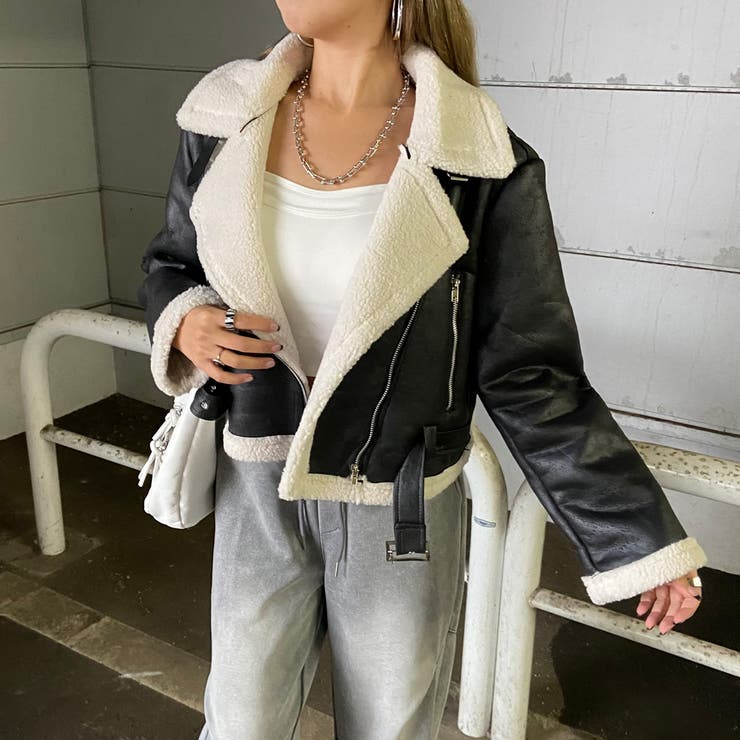 ボアライダースジャケット[品番：NHGW0006247]｜non-hedge