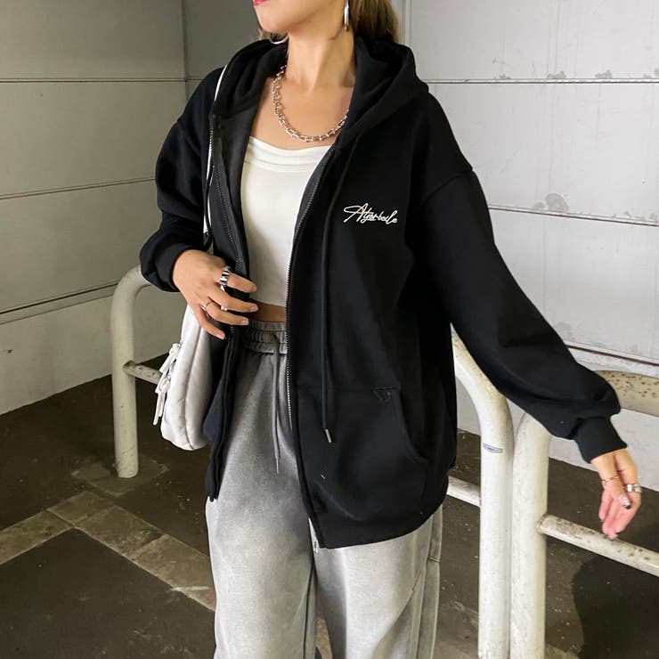 裏起毛フードロゴビッグパーカー | non-hedge  | 詳細画像9 