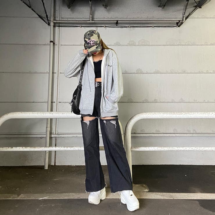 裏起毛フードロゴビッグパーカー | non-hedge  | 詳細画像12 