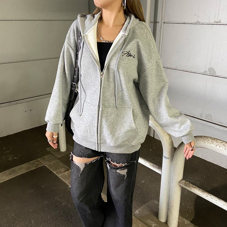 裏起毛フードロゴビッグパーカー | non-hedge  | 詳細画像15 