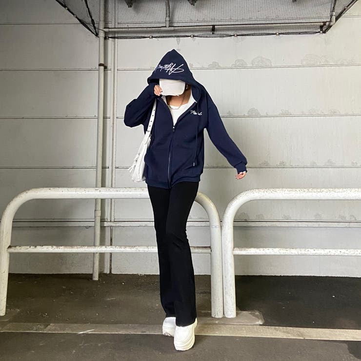 裏起毛フードロゴビッグパーカー | non-hedge  | 詳細画像17 