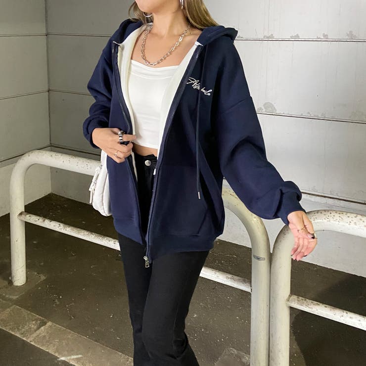 裏起毛フードロゴビッグパーカー | non-hedge  | 詳細画像22 