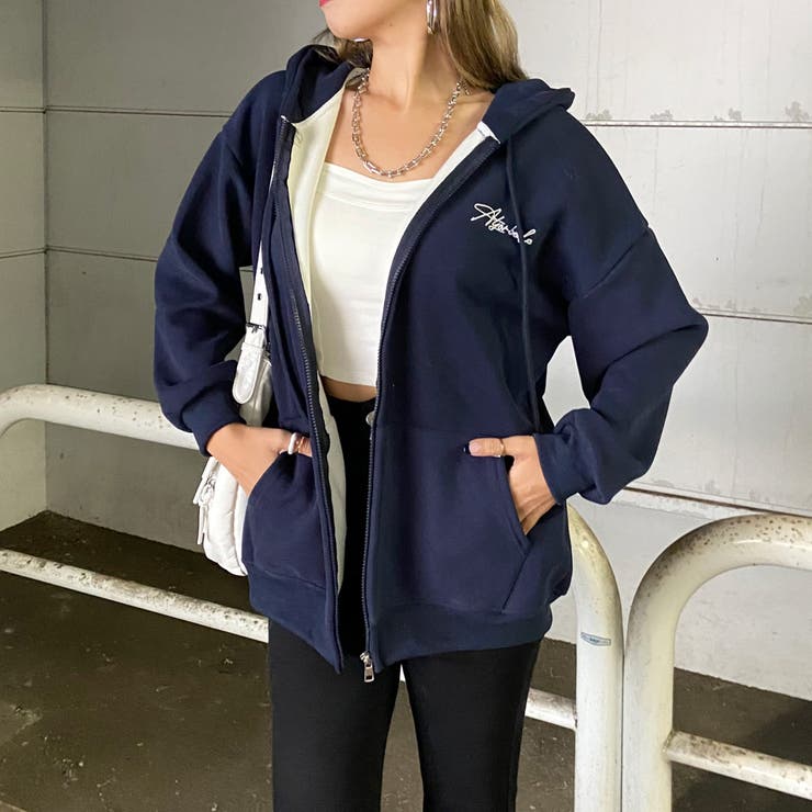 裏起毛フードロゴビッグパーカー | non-hedge  | 詳細画像23 