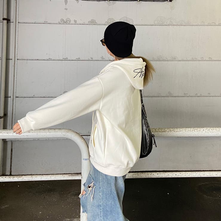 裏起毛フードロゴビッグパーカー | non-hedge  | 詳細画像26 