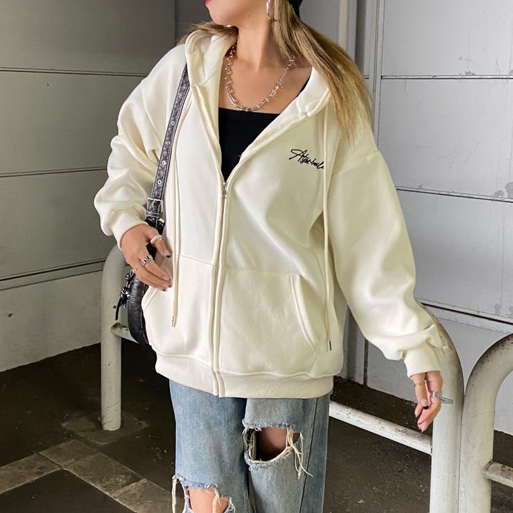 裏起毛フードロゴビッグパーカー | non-hedge  | 詳細画像32 