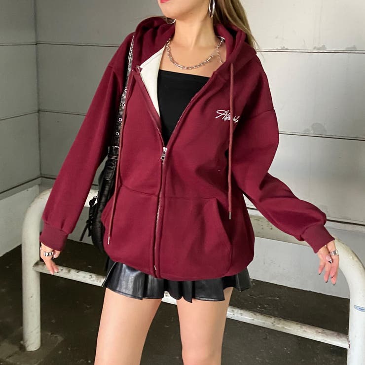 裏起毛フードロゴビッグパーカー | non-hedge  | 詳細画像3 