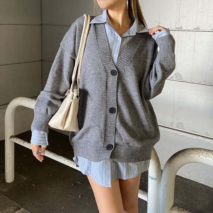 グレー | カーディガン・シャツセット | non-hedge 