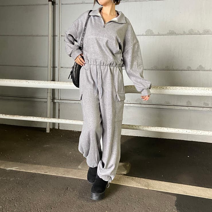 ZIPハイネックトップス・カーゴパンツセットアップ | non-hedge  | 詳細画像17 