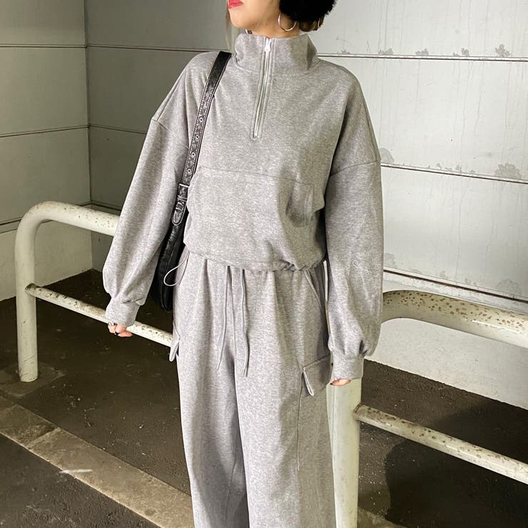 ZIPハイネックトップス・カーゴパンツセットアップ | non-hedge  | 詳細画像19 