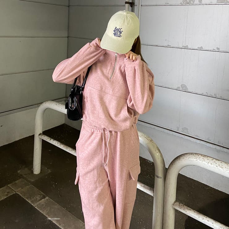 ZIPハイネックトップス・カーゴパンツセットアップ | non-hedge  | 詳細画像3 