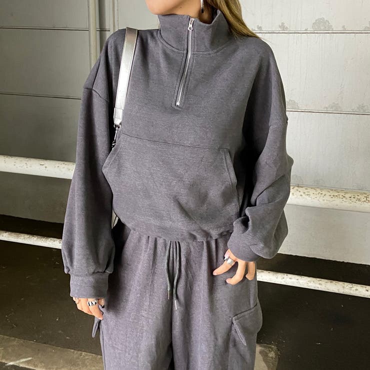 ZIPハイネックトップス・カーゴパンツセットアップ | non-hedge  | 詳細画像27 