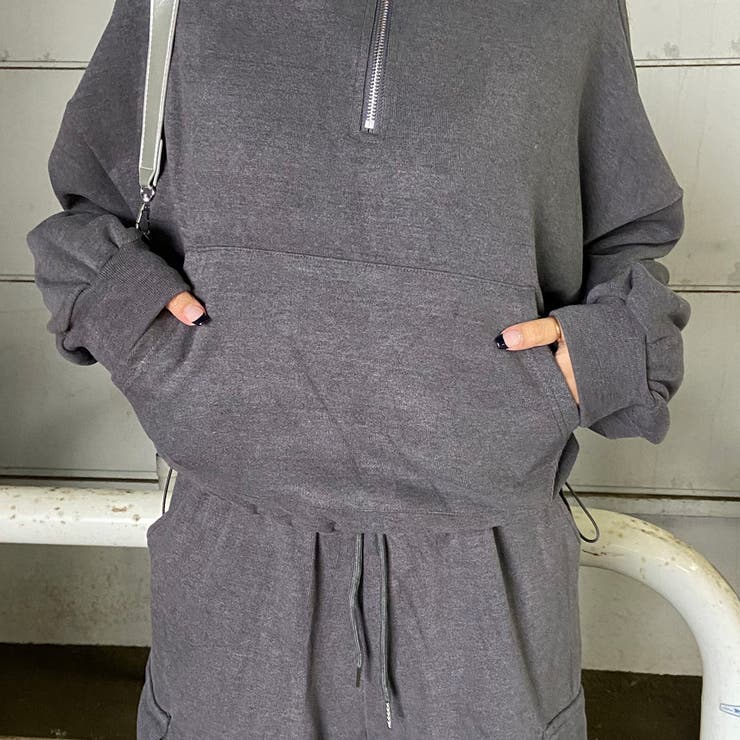 ZIPハイネックトップス・カーゴパンツセットアップ | non-hedge  | 詳細画像32 