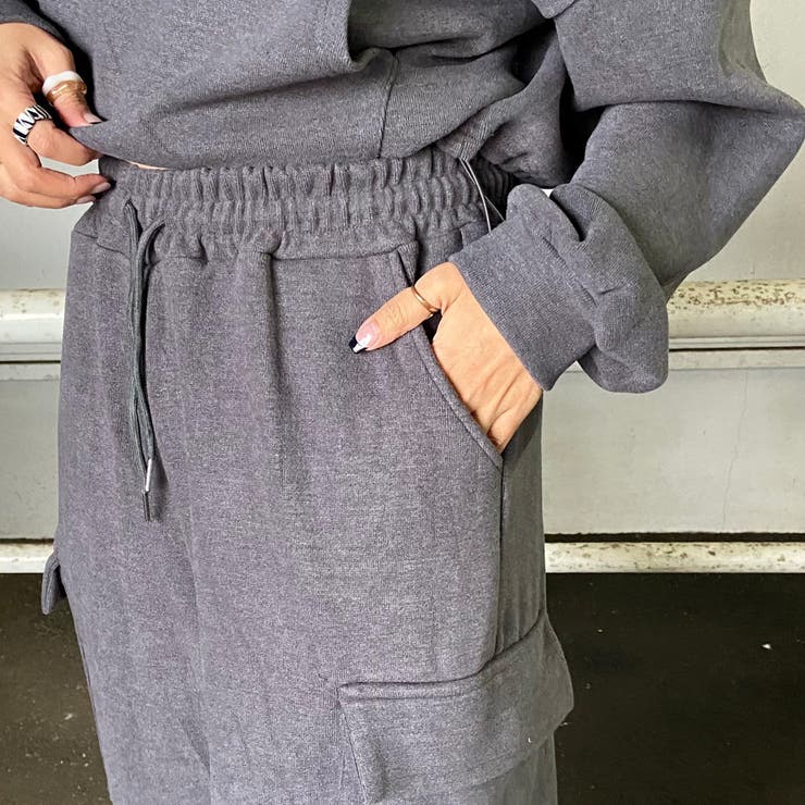 ZIPハイネックトップス・カーゴパンツセットアップ | non-hedge  | 詳細画像37 