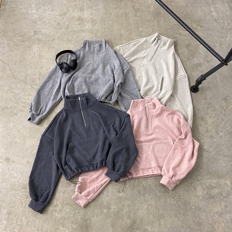 ZIPハイネックトップス・カーゴパンツセットアップ | non-hedge  | 詳細画像44 