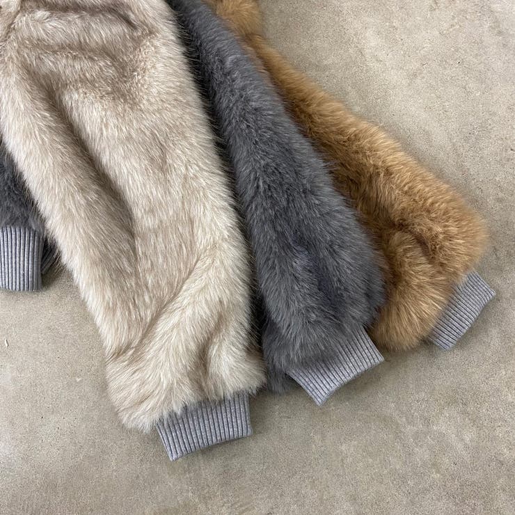 パーカーアンサンブル風ファーブルゾン | non-hedge  | 詳細画像34 